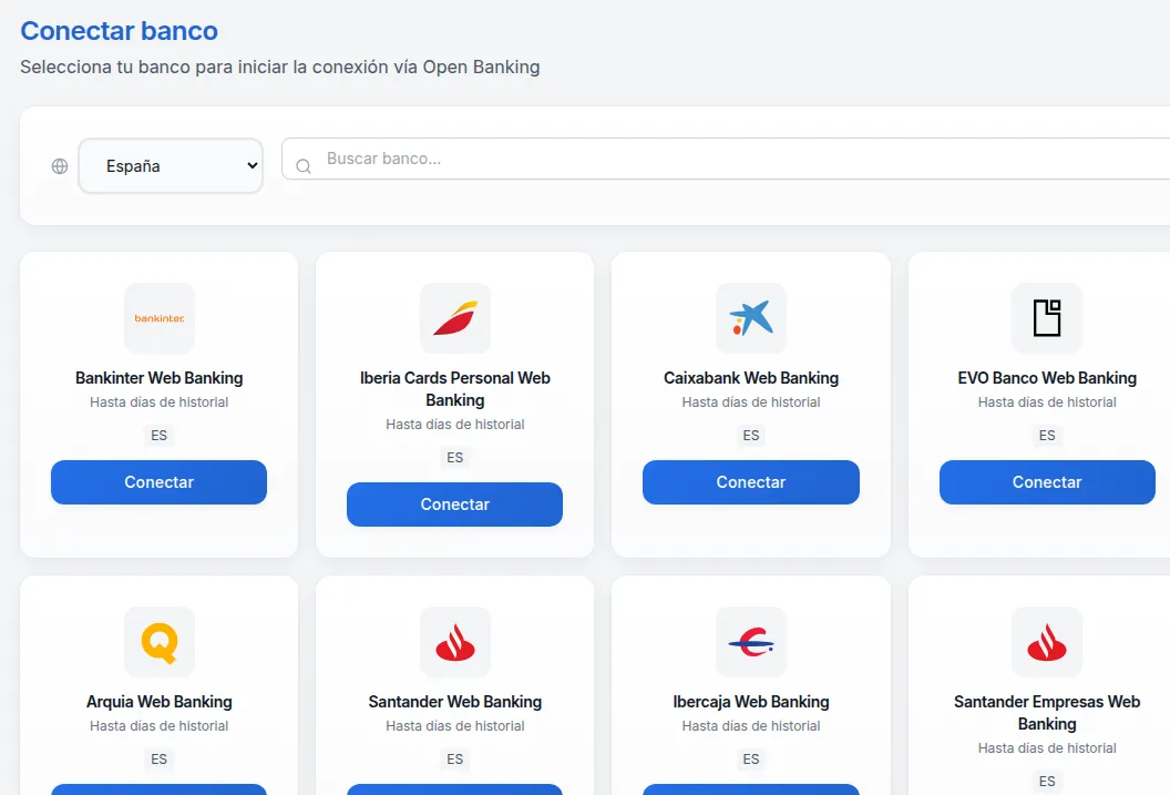 Conciliación automática de cobros